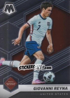 Sticker Giovanni Reyna - Road to FIFA World Cup Qatar 2022 Mosaic n. 104 - Panini