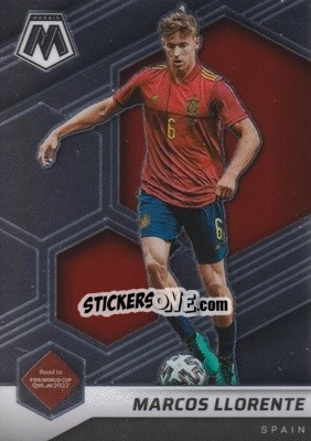 Sticker Marcos Llorente - Road to FIFA World Cup Qatar 2022 Mosaic n. 123 - Panini