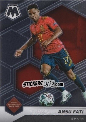 Sticker Ansu Fati - Road to FIFA World Cup Qatar 2022 Mosaic n. 124 - Panini