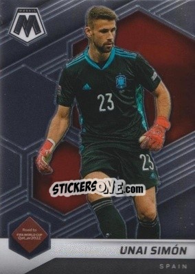 Sticker Unai Simon - Road to FIFA World Cup Qatar 2022 Mosaic - Panini
