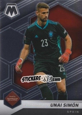 Sticker Unai Simon - Road to FIFA World Cup Qatar 2022 Mosaic n. 126 - Panini