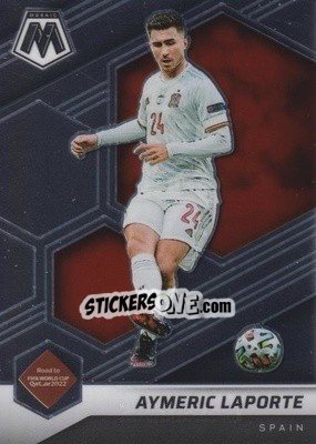Sticker Aymeric Laporte - Road to FIFA World Cup Qatar 2022 Mosaic n. 129 - Panini