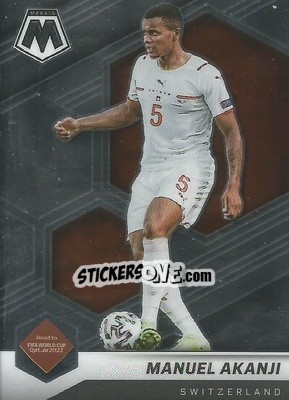 Sticker Manuel Akanji - Road to FIFA World Cup Qatar 2022 Mosaic n. 141 - Panini