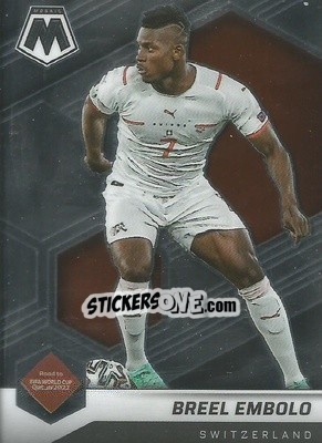 Sticker Breel Embolo - Road to FIFA World Cup Qatar 2022 Mosaic n. 142 - Panini