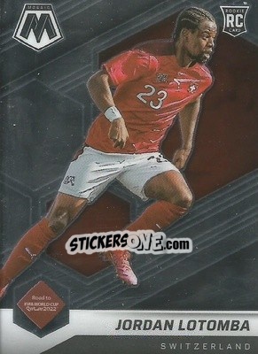 Figurina Jordan Lotomba - Road to FIFA World Cup Qatar 2022 Mosaic n. 144 - Panini