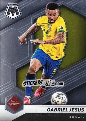 Sticker Gabriel Jesus - Road to FIFA World Cup Qatar 2022 Mosaic n. 160 - Panini