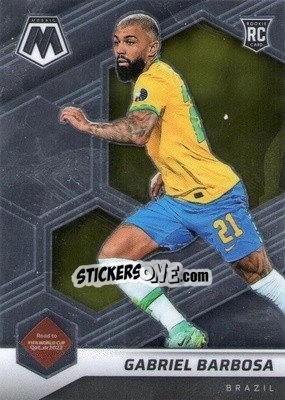 Sticker Gabriel Barbosa - Road to FIFA World Cup Qatar 2022 Mosaic - Panini