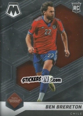 Sticker Ben Brereton Diaz - Road to FIFA World Cup Qatar 2022 Mosaic n. 169 - Panini