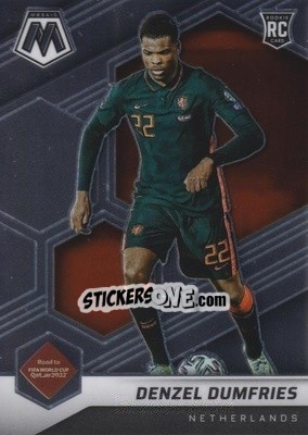 Cromo Denzel Dumfries - Road to FIFA World Cup Qatar 2022 Mosaic - Panini