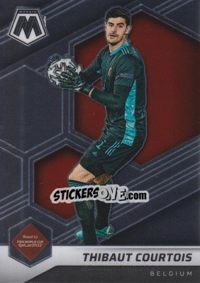 Sticker Thibaut Courtois - Road to FIFA World Cup Qatar 2022 Mosaic n. 188 - Panini