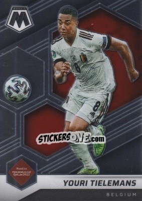 Sticker Youri Tielemans - Road to FIFA World Cup Qatar 2022 Mosaic n. 189 - Panini