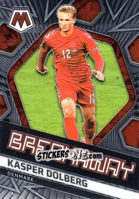 Sticker Kasper Dolberg - Road to FIFA World Cup Qatar 2022 Mosaic n. 18b - Panini