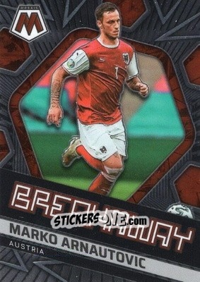Sticker Marko Arnautovic - Road to FIFA World Cup Qatar 2022 Mosaic n. 27b - Panini
