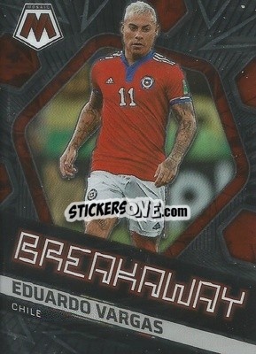 Sticker Eduardo Vargas - Road to FIFA World Cup Qatar 2022 Mosaic n. 30b - Panini