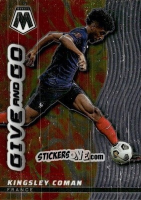 Sticker Kingsley Coman - Road to FIFA World Cup Qatar 2022 Mosaic n. 3gg - Panini