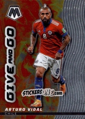 Sticker Arturo Vidal - Road to FIFA World Cup Qatar 2022 Mosaic n. 4gg - Panini