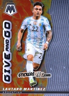 Sticker Lautaro Martinez - Road to FIFA World Cup Qatar 2022 Mosaic n. 6gg - Panini
