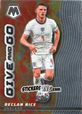 Sticker Declan Rice - Road to FIFA World Cup Qatar 2022 Mosaic n. 11gg - Panini