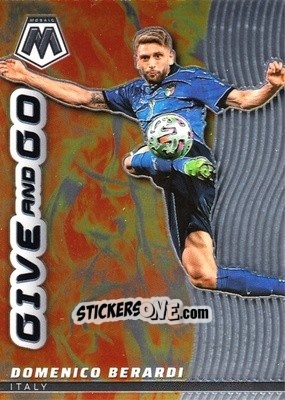 Sticker Domenico Berardi - Road to FIFA World Cup Qatar 2022 Mosaic n. 16gg - Panini