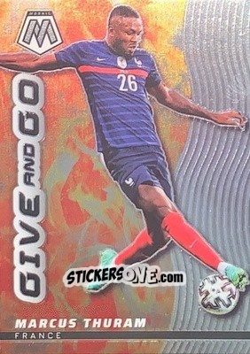 Sticker Marcus Thuram - Road to FIFA World Cup Qatar 2022 Mosaic n. 22gg - Panini