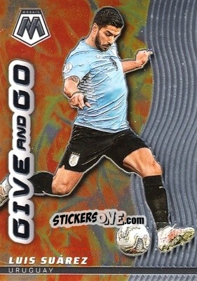 Sticker Luis Suarez - Road to FIFA World Cup Qatar 2022 Mosaic n. 26gg - Panini