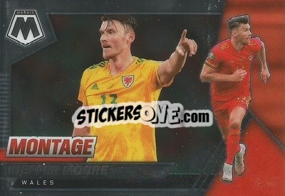 Sticker Kieffer Moore - Road to FIFA World Cup Qatar 2022 Mosaic n. 5mon - Panini