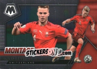 Sticker Nico Elvedi - Road to FIFA World Cup Qatar 2022 Mosaic n. 6mon - Panini