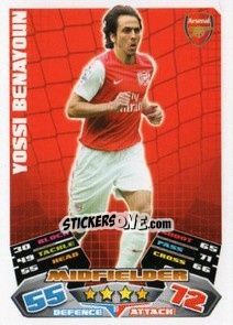 Cromo Yossi Benayoun - English Premier League 2011-2012. Match Attax - Topps