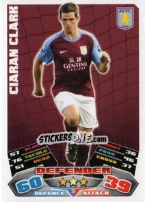 Sticker Ciaran Clark - English Premier League 2011-2012. Match Attax - Topps
