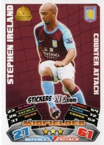 Sticker Stephen Ireland - English Premier League 2011-2012. Match Attax - Topps