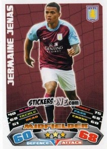 Sticker Jermaine Jenas - English Premier League 2011-2012. Match Attax n. 31 - Topps