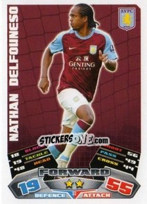 Cromo Nathan Delfouneso - English Premier League 2011-2012. Match Attax - Topps