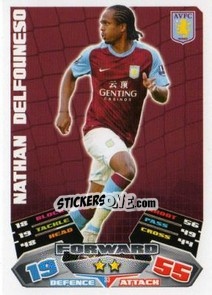 Sticker Nathan Delfouneso - English Premier League 2011-2012. Match Attax n. 33 - Topps