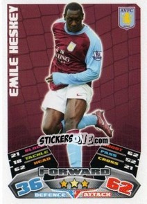 Sticker Emile Heskey - English Premier League 2011-2012. Match Attax n. 34 - Topps