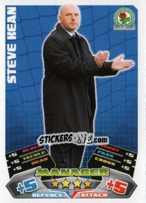 Sticker Steve Kean - English Premier League 2011-2012. Match Attax - Topps