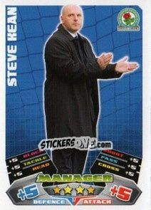 Sticker Steve Kean - English Premier League 2011-2012. Match Attax n. 37 - Topps