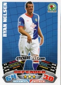 Cromo Ryan Nelsen - English Premier League 2011-2012. Match Attax n. 42 - Topps