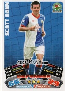 Sticker Scott Dann - English Premier League 2011-2012. Match Attax n. 43 - Topps