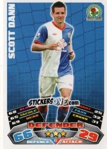 Sticker Scott Dann - English Premier League 2011-2012. Match Attax - Topps