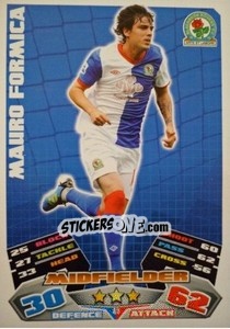 Figurina Mauro Formica - English Premier League 2011-2012. Match Attax - Topps