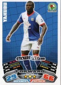 Sticker Yakubu - English Premier League 2011-2012. Match Attax n. 51 - Topps