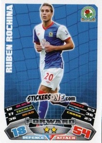 Sticker Ruben Rochina - English Premier League 2011-2012. Match Attax - Topps