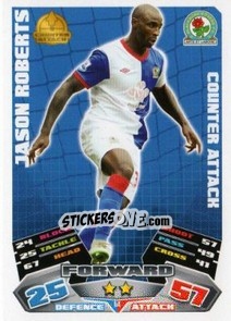 Sticker Jason Roberts - English Premier League 2011-2012. Match Attax - Topps
