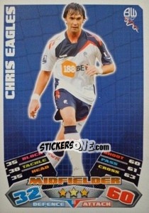 Sticker Chris Eagles - English Premier League 2011-2012. Match Attax n. 68 - Topps