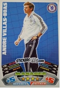 Sticker Andre Villas-Boas - English Premier League 2011-2012. Match Attax - Topps