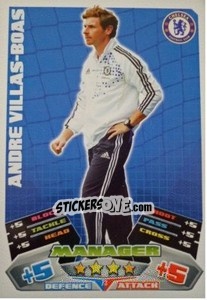Sticker Andre Villas-Boas - English Premier League 2011-2012. Match Attax n. 73 - Topps