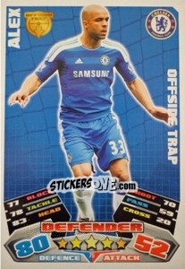 Cromo Alex - English Premier League 2011-2012. Match Attax - Topps