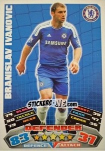 Figurina Branislav Ivanovic - English Premier League 2011-2012. Match Attax - Topps