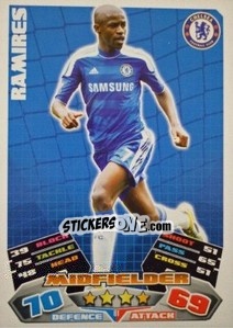 Sticker Ramires - English Premier League 2011-2012. Match Attax n. 81 - Topps