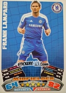 Sticker Frank Lampard - English Premier League 2011-2012. Match Attax n. 85 - Topps